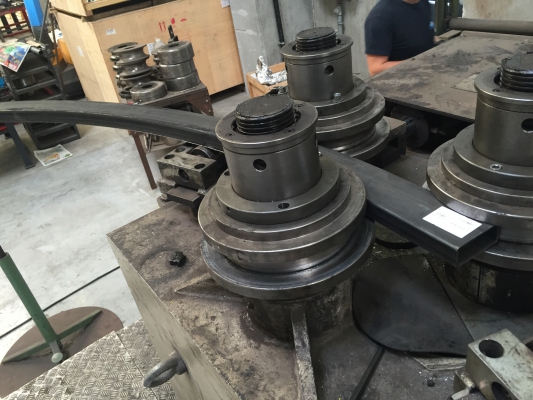 Deprest has invested in a new heavy-duty profile bending machine