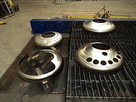 Découpe plasma de fond