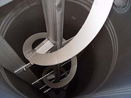 Storage tank interior