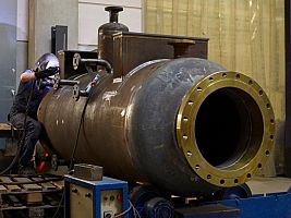 Cuve sous pression en acier