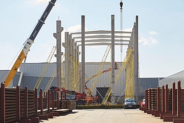 Nieuwe atelier Deprest in opbouw