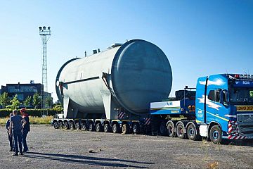 Transport de réservoir sous pression