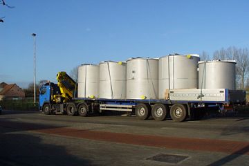 Réservoirs sur camion